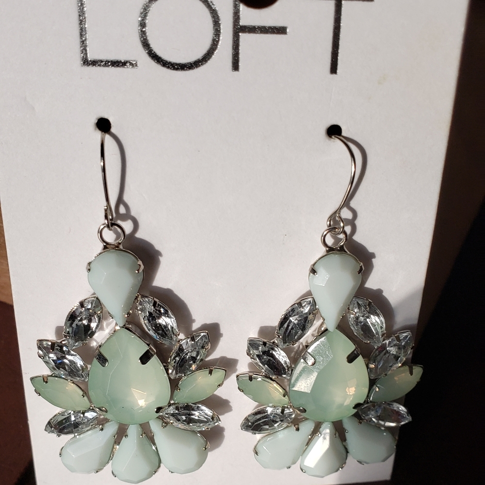Loft rhinestone earrings